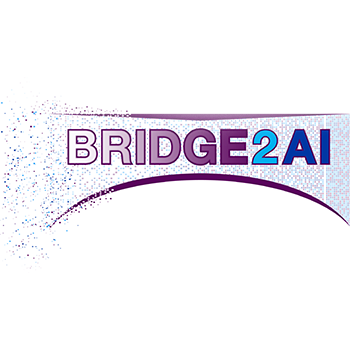 Depiction of NIH Common Fund's logo for the Bridge2AI program.