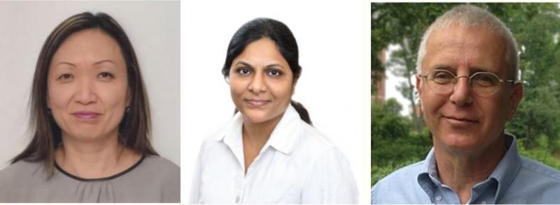 Headshots of Emily Boja, Ph.D., Subhashini Jagu, Ph.D., Eytan Ruppin, M.D., Ph.D.