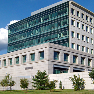 The Natcher Conference Center (Building 45), at NIH’s main campus