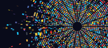 Image of multicolored circle plot representing different genes